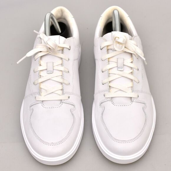 COLE HAAN WOMEN'S 9.5 GRAND CROSSCOURT WHITE LEATHER TENNIS SNEAKERS W26195 - Picture 5 of 11